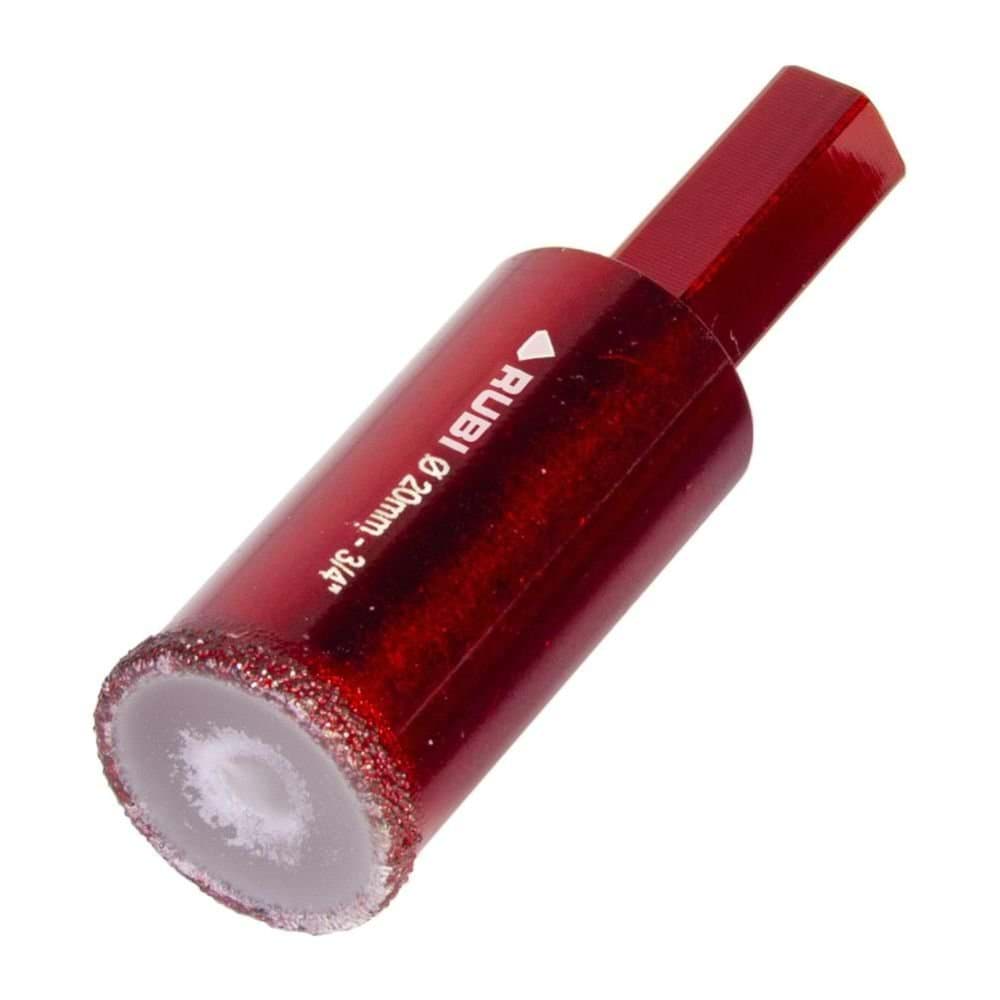 Broca Diamantada p/ Cerâmicas DRYGRES 4DRILL Ø 20 mm. HEX Rubi 5929
