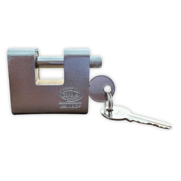 Cadeado Retangular de Latão c/ Armadura Cromada Macfer PL211