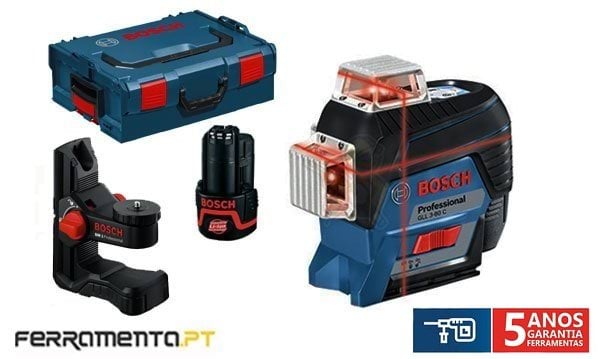 Nivel Laser Autonivelante Bosch GLL 3-80 C + BM1 Professional