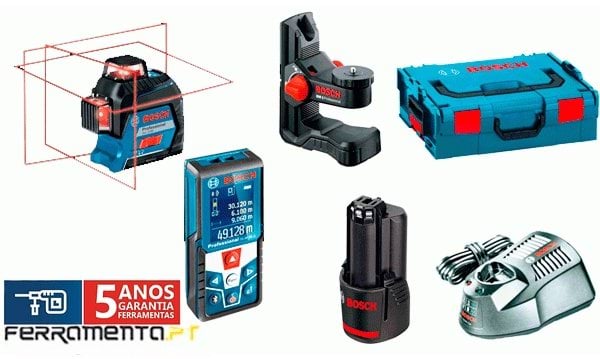 Nível laser Autonivelante Bosch GLL 3-80 C + BM1 Professional