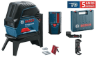 Nível Laser Luz Vermelha Bosch GCL 2-50 + LR6 Professional