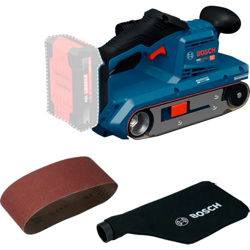 Lixadeira de Banda GBS 18V‑75 Bosch 0.601.2C2.001