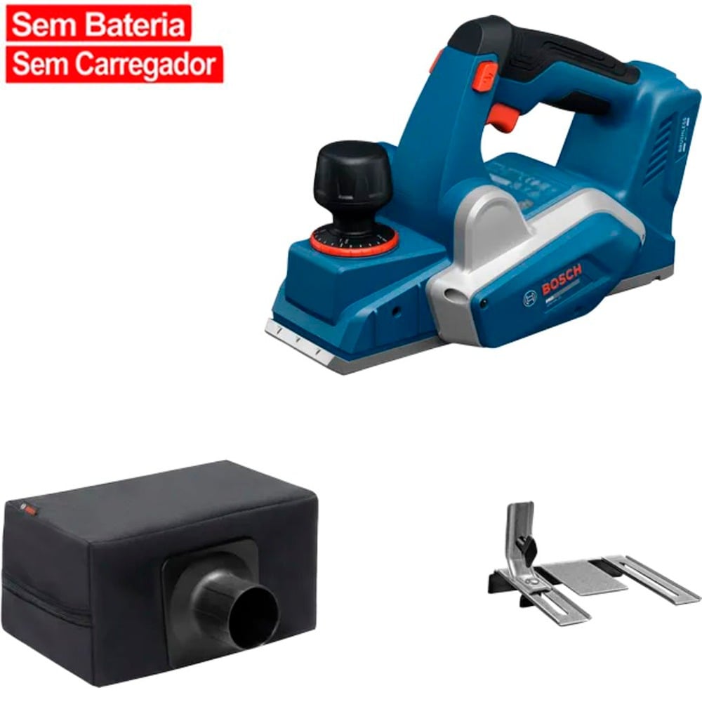Plaina Elétrica GHO 18V‑20 Bosch 0.601.5B5.200