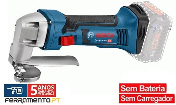 Tesoura para chapa sem fio Bosch GSC 18V-16 Professional