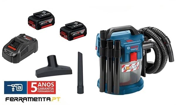 Aspirador GAS 18V-10 L + PC 18V 4.0 Ah Bosch 0615A5007V