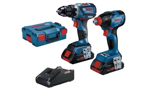 Kit Aparafusadoras GDX 18V-210 C + GSR 18V-60 C Bosch 06019J0204