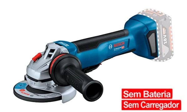 Rebarbadora Sem fio 125mm GWS 18V-10 P Bosch 06019J4100