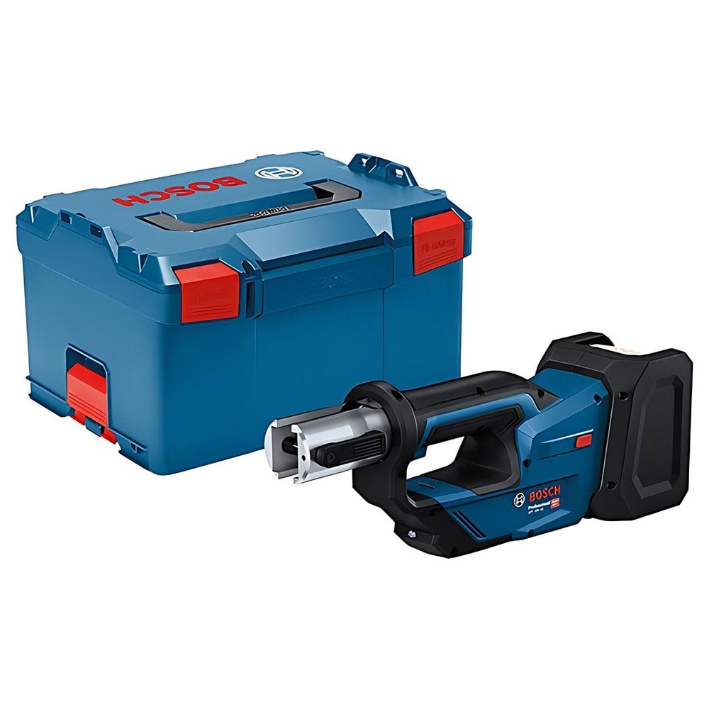 Bosch Professional Máquina Prensar Tubos sem Fio GPT 18V-19 com Kit 3 Mordentes TH(16/20/26)+Mala L-BOXX 238