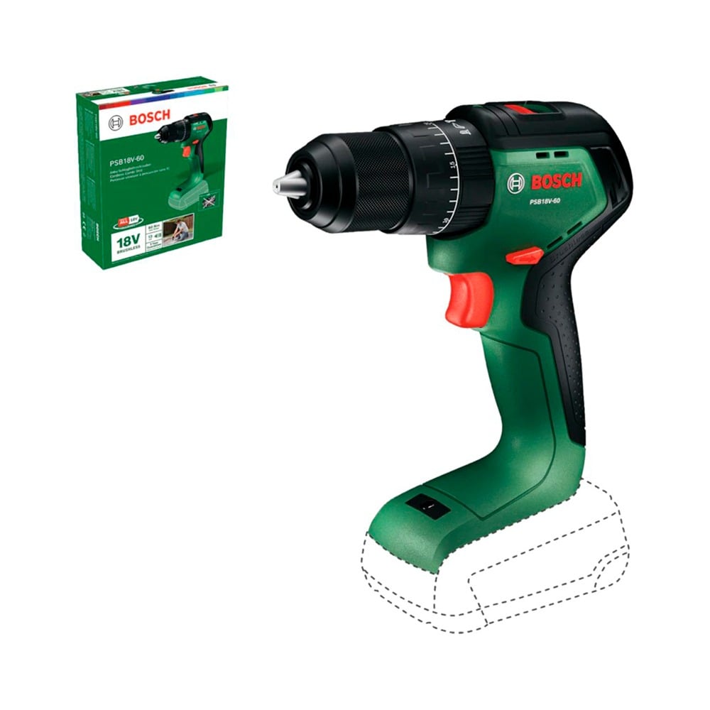 Berbequim Aparafusador PSB 18V‑60 Bosch 0.603.9D7.300
