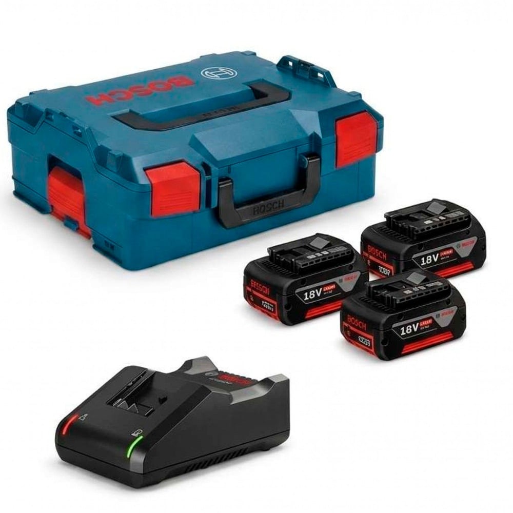 Kit 3× Bateria GBA 18V 5,0Ah + Carregador GAL 18V Bosch 0615990L3T