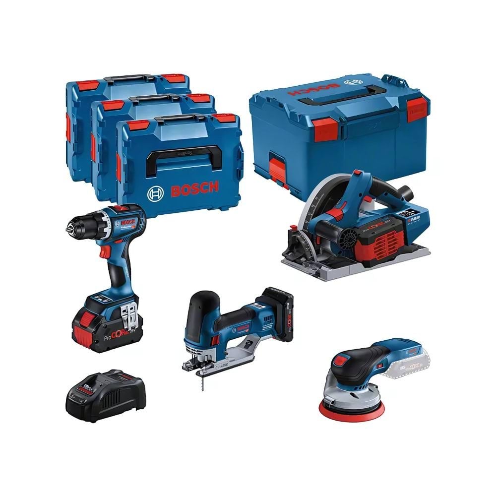 Kit 4 Ferramentas Professional 18V Bosch 0615990N36