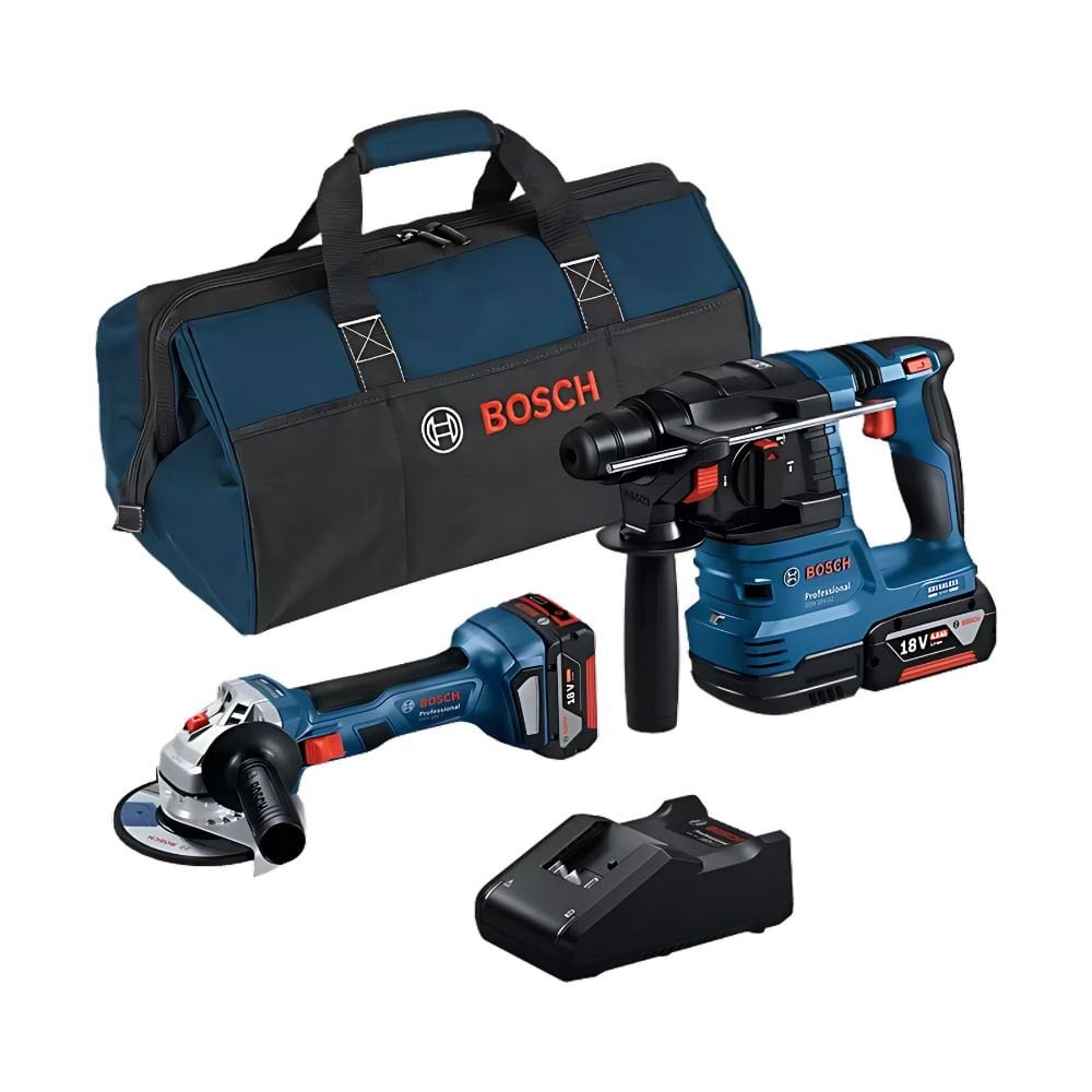 Kit Combo GWS 18V-7 + GBH 18V-22 Professional Bosch 0615A50037