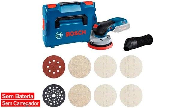 Bosch 0615A5004H Kit Lixadeira Excêntrica GEX 18V-125 