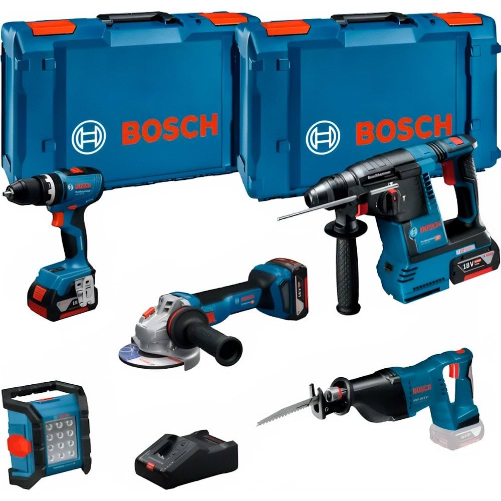 Conjunto de 5 Máquinas 18V Professional Bosch 0615A5007S