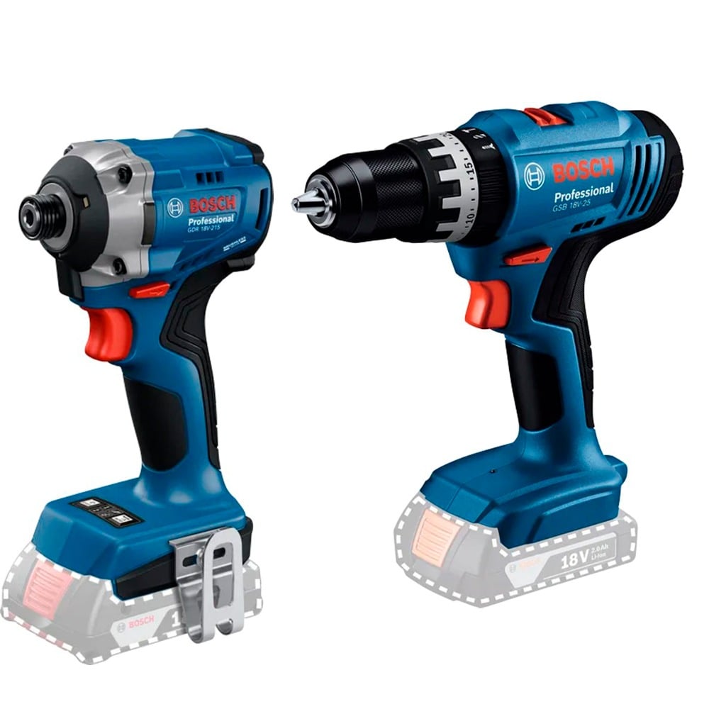 Kit Berbequim GSB 18V‑25 + Aparafusadora GDR 18V‑215 Bosch 0615A500BH