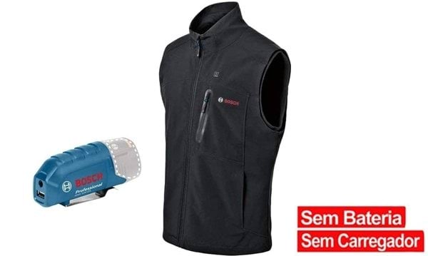 Colete c/aquecimento XL 12V Bosch GHV 12+18V XV Professional