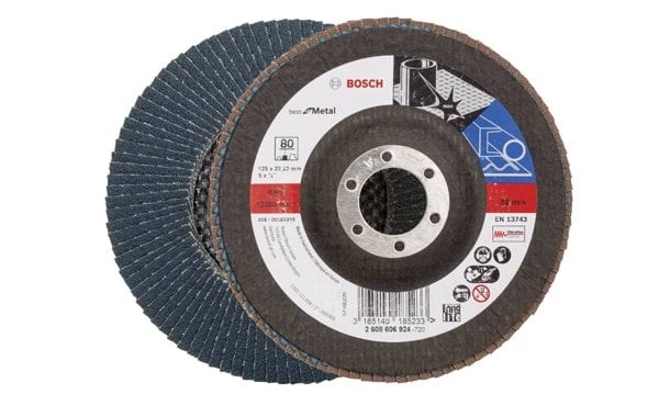 Disco de lixa em lamelas 125 mm para Metal Bosch