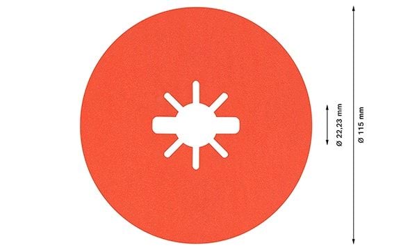 Bosch Discos Lixa em Fibra EXPERT R782 X-LOCK 115mm 2608621804