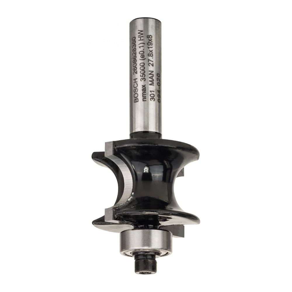 Fresa Meia-Cana Redonda 8x 6 x 19mm Bosch 2608628360