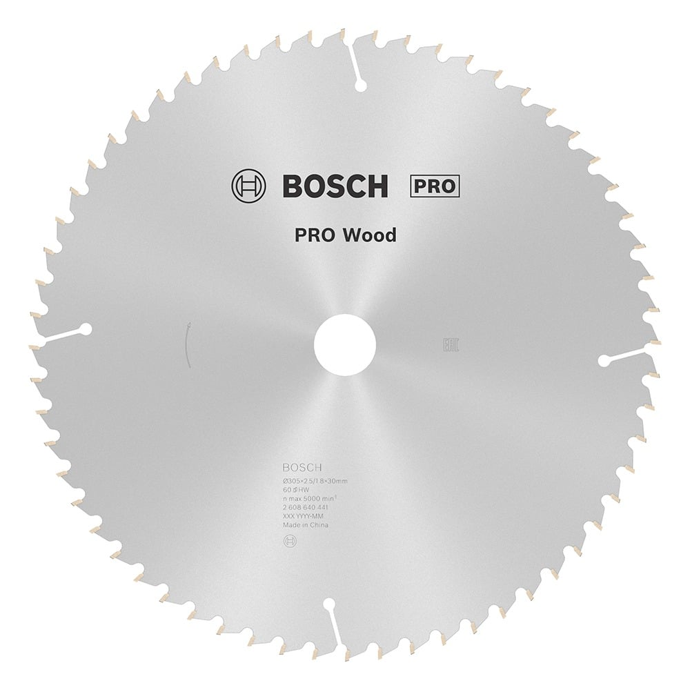 Disco Serra Madeira 305mm 60D Bosch 2608640441