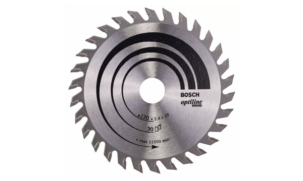 Disco 130x20mm 30D Optiline Wood Bosch 2608640583