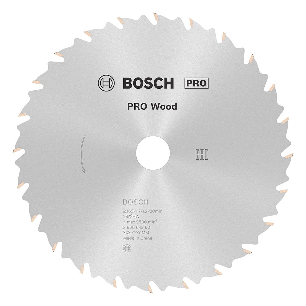 Disco Serra Madeira 165mm 24D Bosch 2608642601