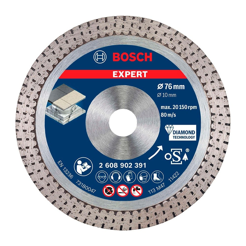 Disco de Diamante Expert Hard Ceramic 76 mm Bosch 2608902391
