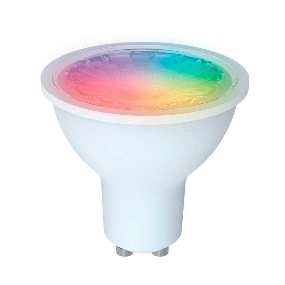 Lâmpada Inteligente GU10 5W LED RGB Wi-Fi Energeeks EG-BWGU105W001