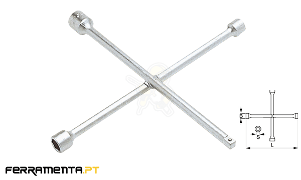 Chave em Cruz 3/4" P/ Rodas Bahco BWXW2