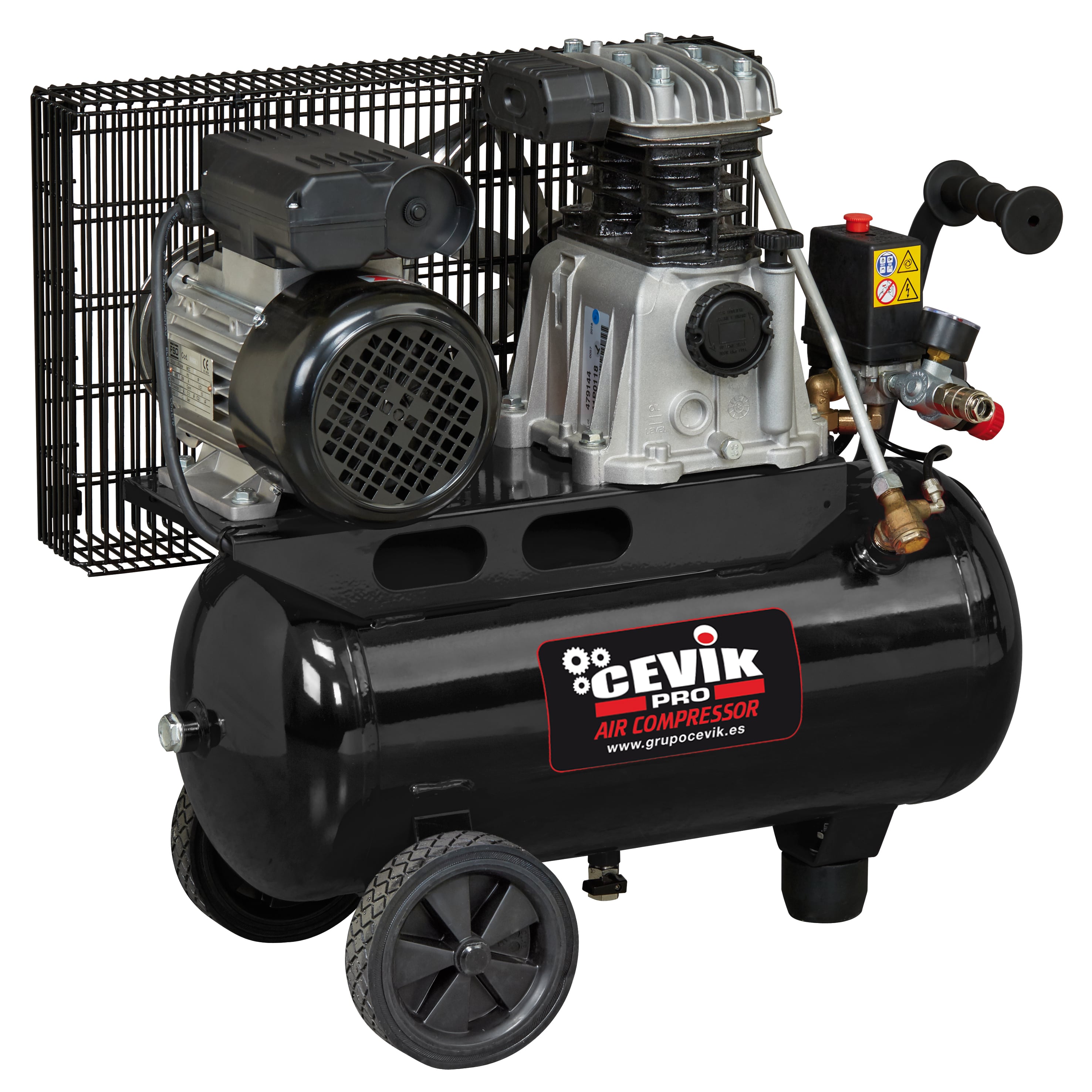 Compressor de correia 25L 3 HP 230V Cevik PRO CA-PRO25-3MF