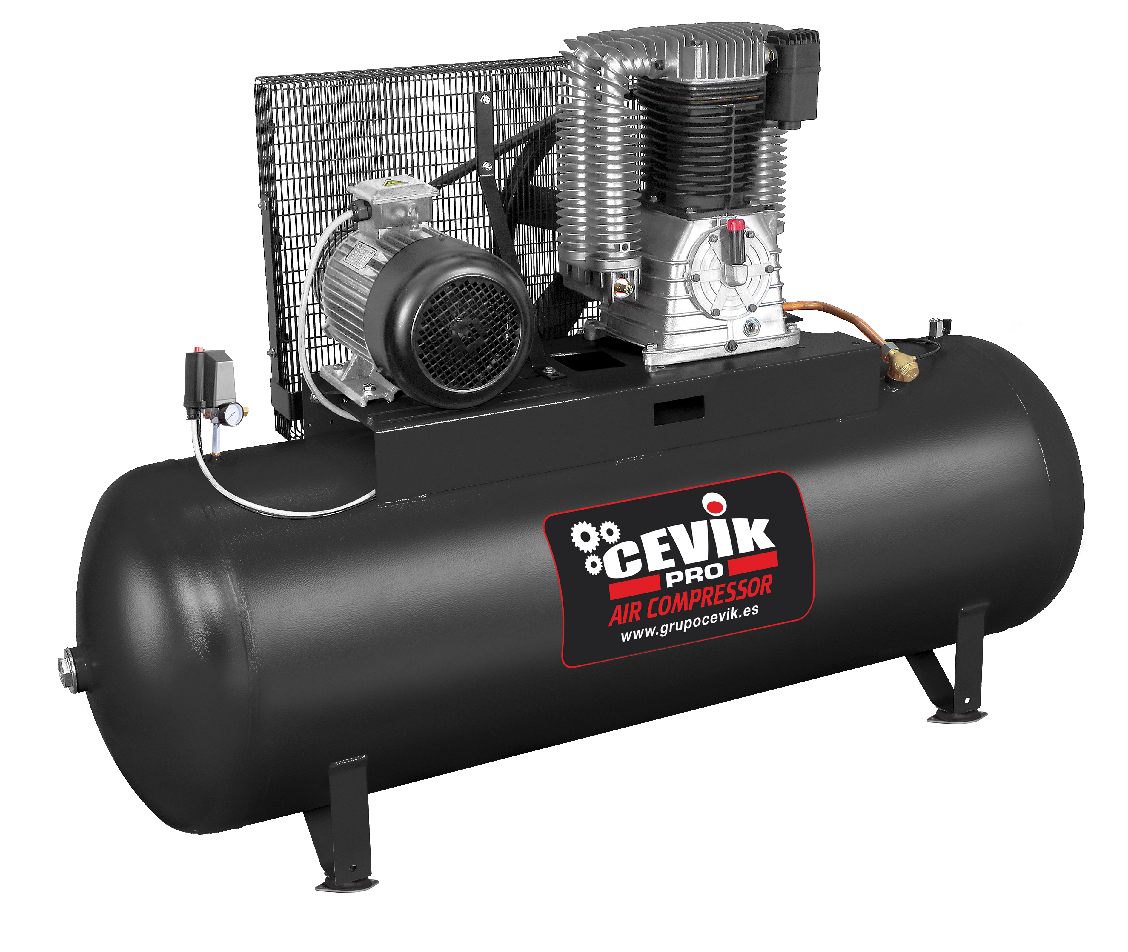 Compressor de correia 500L 10 HP 14bar 400V Cevik PRO CA-PRO514-10TET