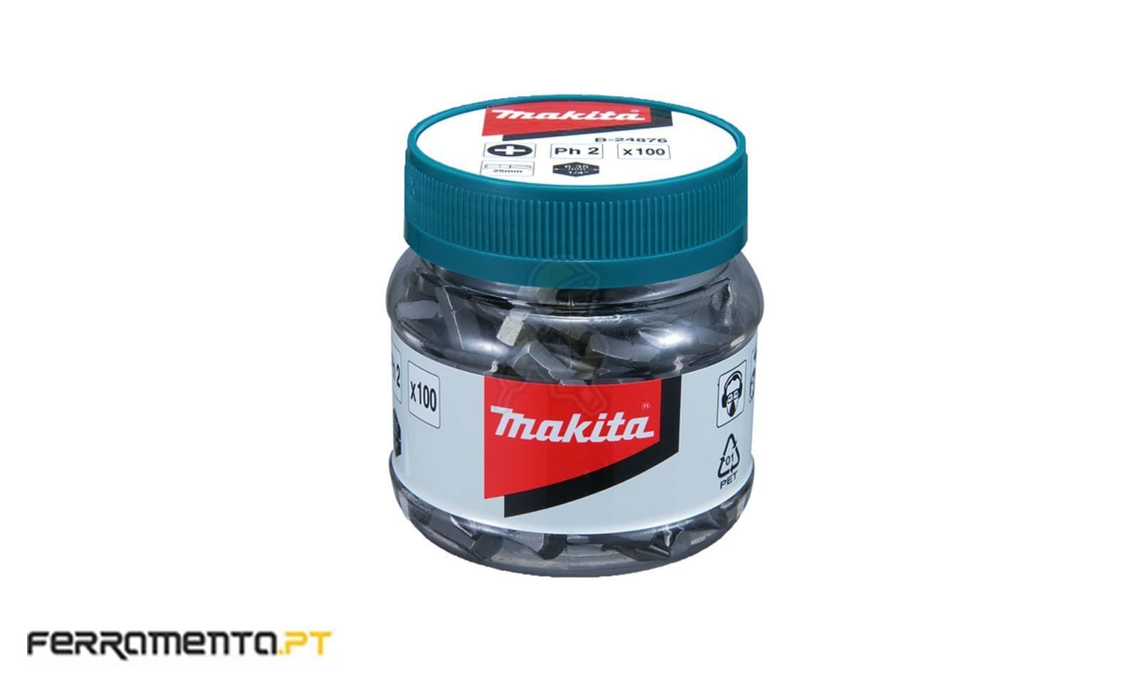Caixa de Pontas PH2x25mm 100UN Makita B-24876