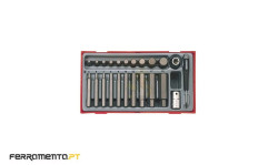 Caixa métricas, hexagonais de 23 bits Teng Tools TTHEX23