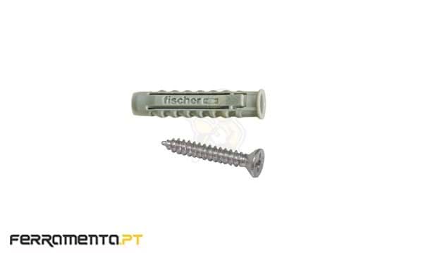 Parafuso com Bucha 4mm Fischer 514959