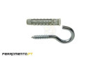 Camarão com Rosca + Bucha 4mm Fischer 514951