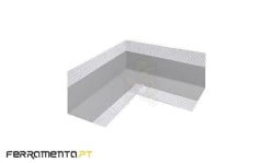 Canto Interior Banda Deformável 140x140mm 2RF RBCI