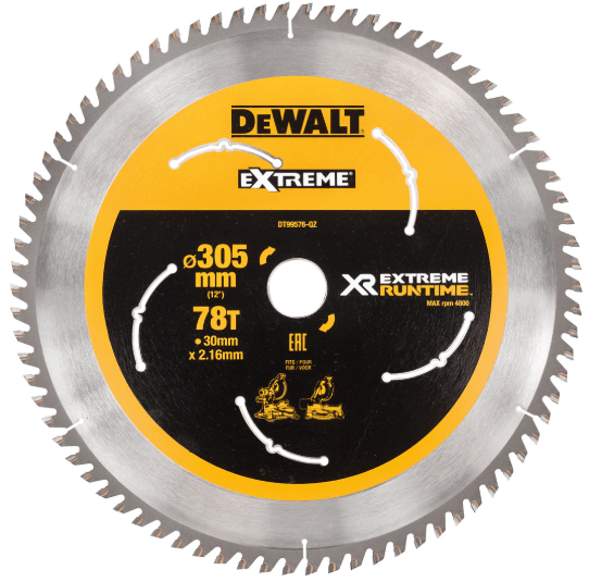 Disco de Serra Circular Extreme Runtime Dewalt DT995-QZ