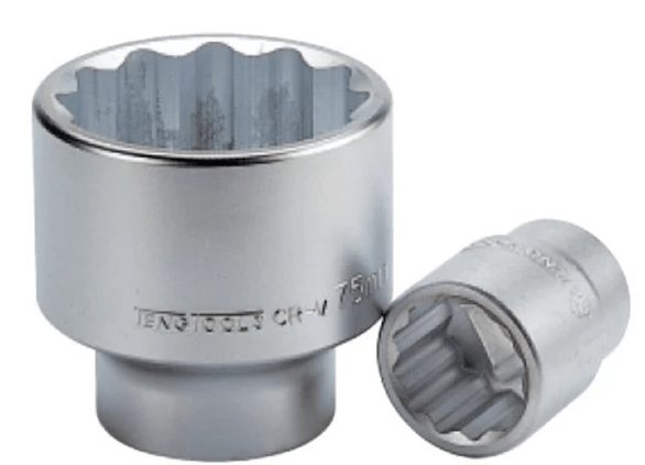 Chave de Caixa Regular Dozeavada 1" Teng Tools M1105-70mm