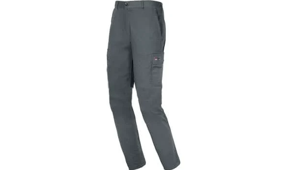 Calças Multi-bolsos em Algodão Cinzento Industrial Starter S