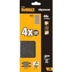 Lixa de malha 1/2 de folha 115x228mm Dewalt DTM865-QZ