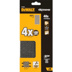 Lixa de malha 1/2 de folha 115x228mm Dewalt DTM865-QZ
