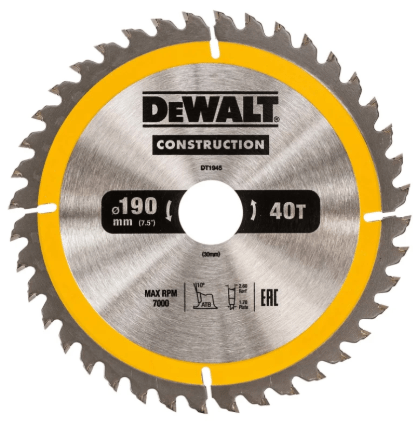 Disco P/ Serra Circular 152 - 235mm Dewalt DT19-QZ