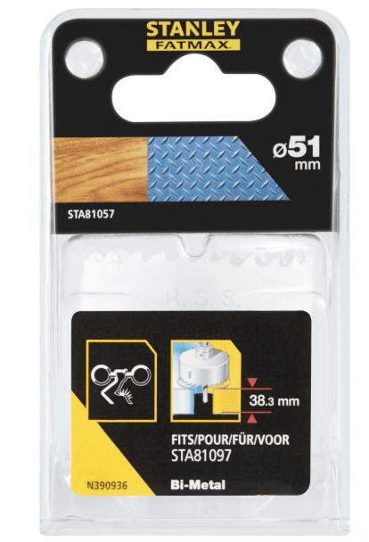 Broca Craneana Bi-Metal 51mm Stanley STA81057-XJ