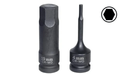 Chave 1/2” Impacto 12mm Hexagonal Kroftools 125012