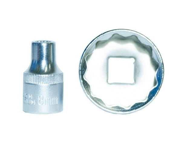 Chave de Caixa 1/2" 32mm Curta Bi-Hexagonal Kroftools 121232