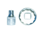 Chave de Caixa 1/2" 17mm Curta Bi-Hexagonal Kroftools 121217