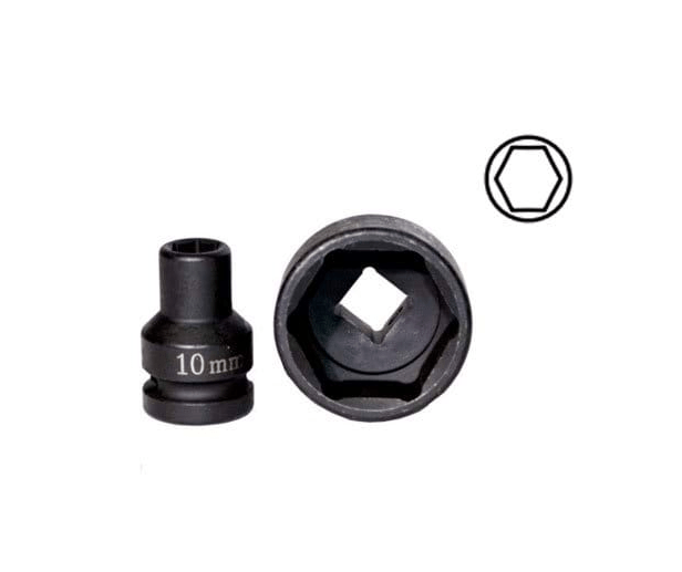 Chave Curta 1/2” Impacto 10mm Hexagonal Kroftools 1210
