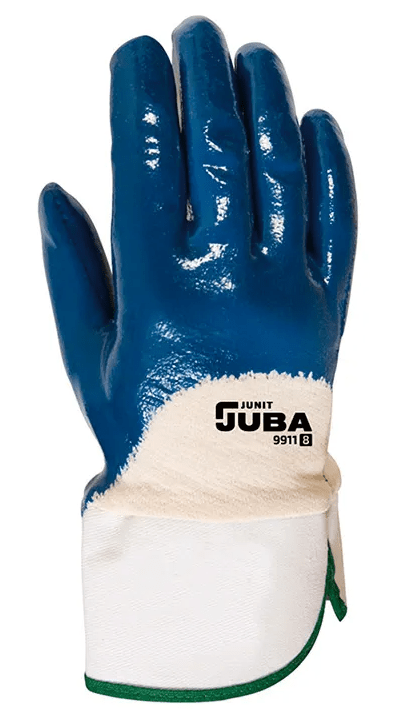Luva Nitrilo Pesado Azul Dorso Fresco Juba 9911-L
