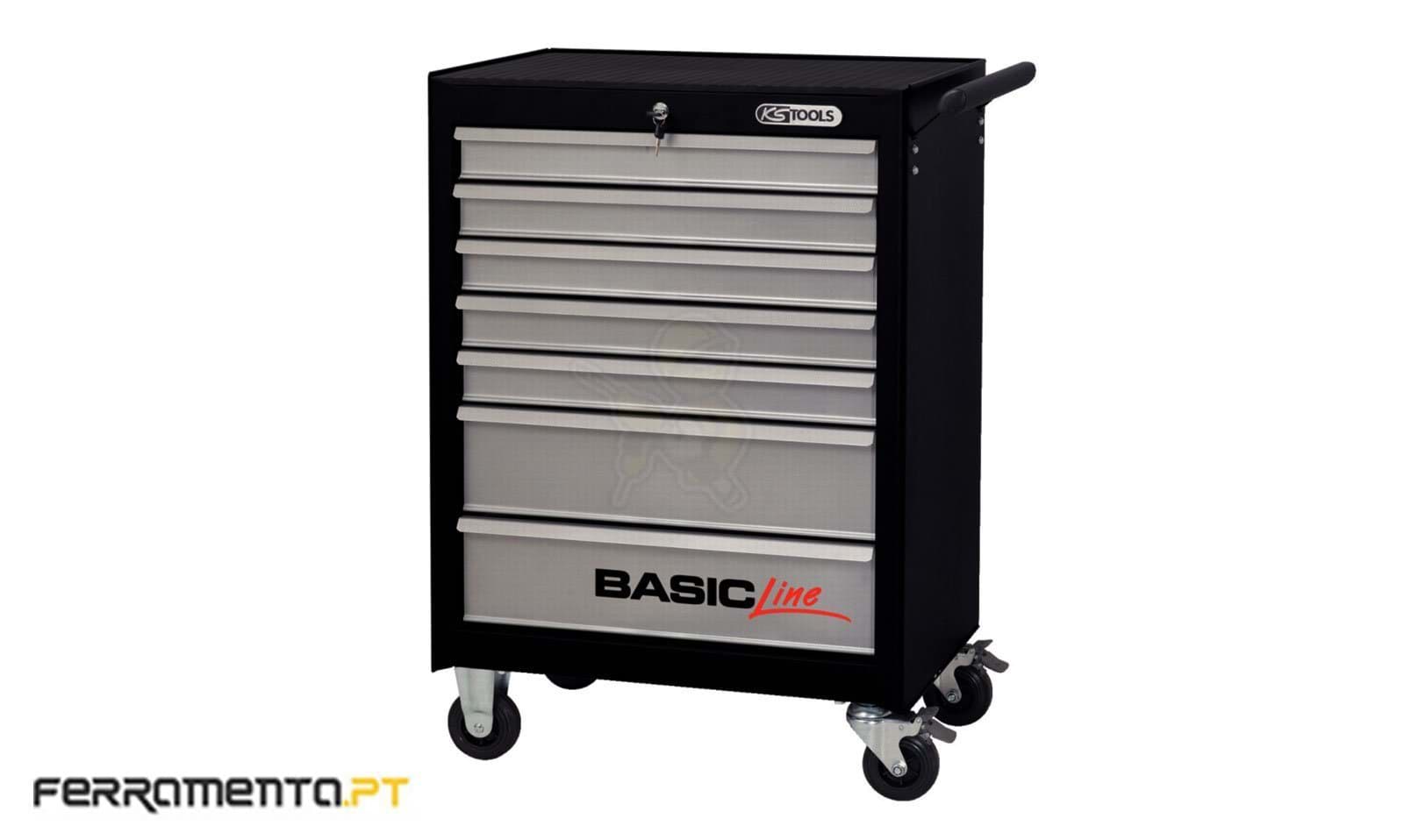 Carro de Ferramentas 348 Pcs 7 Gavetas KS Tools 838.7348
