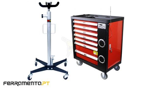 Carro de Ferramentas + Macaco de transmissão 500Kg Kroftools K002-19
